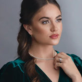 Diamond 14K 16”Necklace Lab-grown